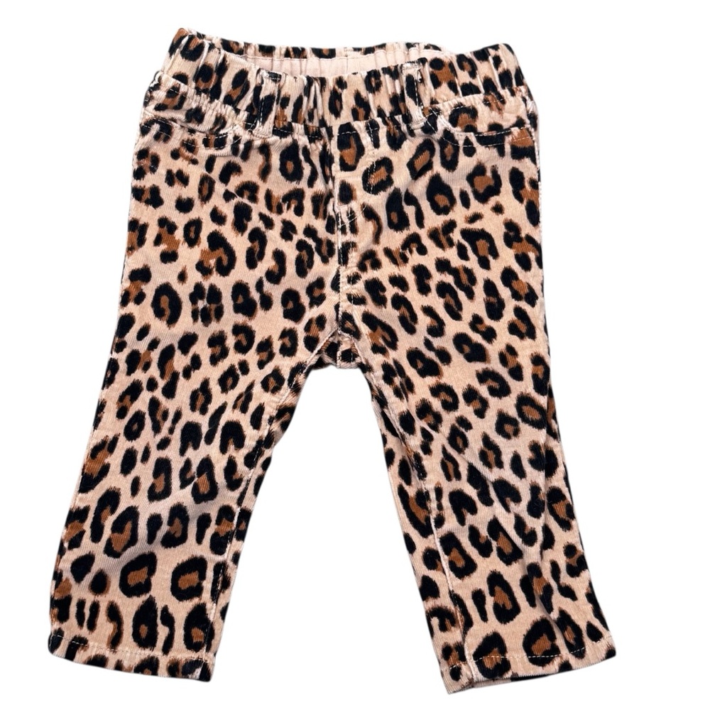 Baby GAP Leopard Corduroy Animal Print Jeans Girls 12-18 Months
